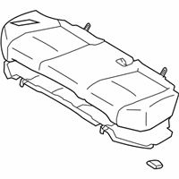 OEM Infiniti M37 Cushion Assembly Rear Seat - 88300-1MA3C