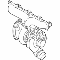 OEM 2021 BMW Z4 TURBOCHARGER WITH EXHAUST MA - 11-65-7-933-864