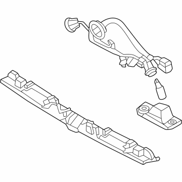 OEM Hyundai Tucson LAMP ASSY-CENTER GARNISH - 92409-CW020