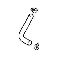 OEM Hyundai Hose Assembly-Radiator, Upper - 25414-D9950