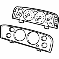 OEM 2008 Dodge Ram 1500 Cluster-Instrument Panel - 5172332AG