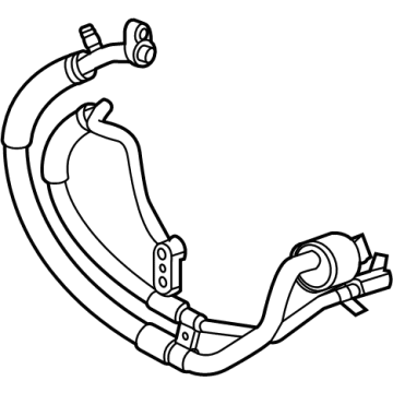 OEM Cadillac CT4 Front AC Hose - 84868683