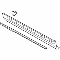 OEM 2018 Lincoln MKX Lower Molding - FA1Z-5820878-CA