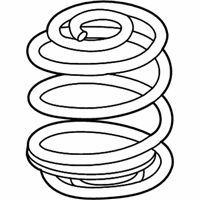 OEM 2008 Pontiac Torrent Coil Spring - 15251298