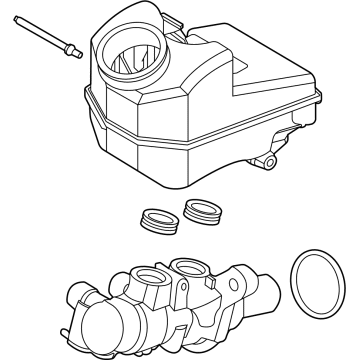 OEM Ford Maverick Master Cylinder Reservoir - JX6Z-2140-K