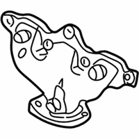 OEM 2003 Acura CL Manifold Assembly, Front Exhaust - 18000-P8E-A00