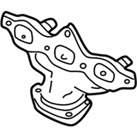 OEM 1998 Acura CL Manifold Assembly, Rear Exhaust - 18010-P8A-A01