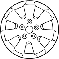 OEM 2007 Hyundai Elantra Wheel Hub Cap Cover - 52960-2H000