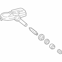 OEM Toyota Corolla Tire Pressure Sensor - 42607-02100