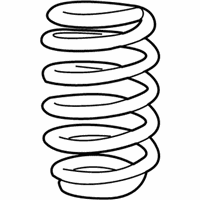 OEM 2008 Dodge Charger Front Coil Spring - 4895752AB