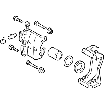 OEM 2021 Kia Seltos Front Brake Caliper, Left - 58180J9A00