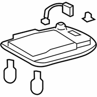 OEM Toyota Corolla Map Lamp Assembly - 81260-02330-B0