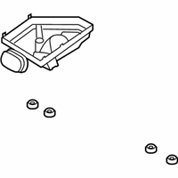 OEM 2010 BMW X5 Intake Silencer, Bottom - 13-71-7-558-727