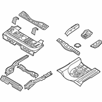 OEM Chevrolet Floor Pan Assembly - 96813457