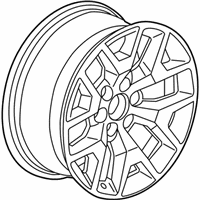 OEM 2019 GMC Sierra 1500 Wheel, Alloy - 22837233