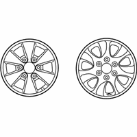 OEM 2007 Hyundai Entourage Aluminium Wheel Assembly - 52910-4J200