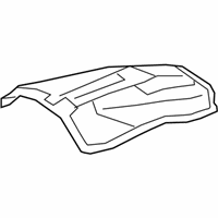 OEM BMW Heat Insulation, Tunnel - 51-48-7-158-416