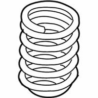 OEM 2013 BMW X1 Front Coil Spring - 31-33-6-790-098