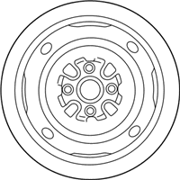 OEM 1993 Toyota Tercel Wheel, Spare - 42611-10322