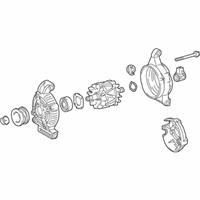 OEM 2019 Lexus GX460 Alternator Assembly With Regulator - 27060-38080