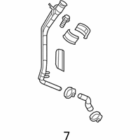 OEM 2011 Chevrolet Cruze Pipe Asm-Fuel Tank Filler - 13351224