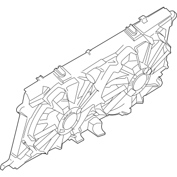 OEM 2022 Ford F-150 MOTOR AND FAN ASY - ENGINE COO - ML3Z-8C607-C