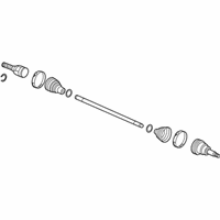 OEM 2017 Lincoln MKC Axle Assembly - EJ7Z-4K138-E