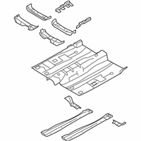 OEM 2018 Lincoln Continental Front Floor Pan - G3GZ-5411135-B