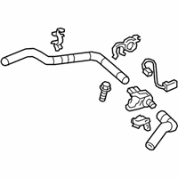 OEM 2018 Toyota Camry By-Pass Hose - 16261-F0012