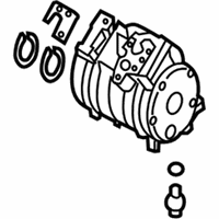 OEM 2008 Acura RL Compressor - 38810-RJA-A03