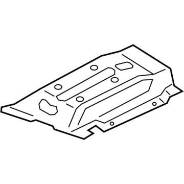 OEM BMW Tunnel Heat Insulator - 51-48-7-424-924