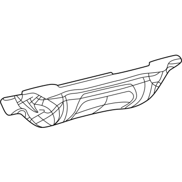 OEM 2021 Jeep Wrangler Shield-Heat - 53011243AB