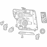 OEM 2021 Nissan Titan Headlamp Assy-Rh - 26010-9FV0B