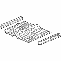 OEM 1999 Honda Civic Floor, FR. - 65100-S00-A30ZZ