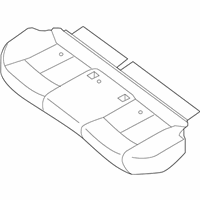 OEM 2017 Nissan Sentra Cushion Assy-Rear Seat - 88300-3YU6B