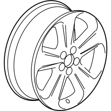 OEM 2022 Buick Encore GX Wheel, Alloy - 42481743