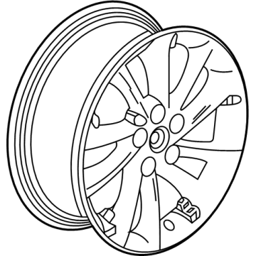 OEM 2022 Buick Encore GX Wheel, Alloy - 42506148