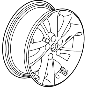 OEM 2022 Buick Encore GX Wheel, Alloy - 42481744