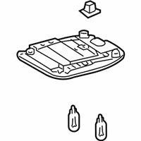 OEM 2010 Pontiac Vibe Lamp, Windshield Header Courtesy & Reading(W/Sun Roof Switch) *Gray - 19184649