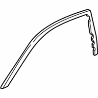 OEM 1996 Honda Civic Sub-Seal, R. FR. Door - 72325-S04-A01