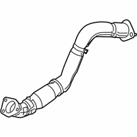 OEM 2010 Nissan Sentra Front Exhaust Tube Assembly - 20010-ET80A