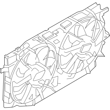 OEM 2022 Ford Bronco MOTOR AND FAN ASY - ENGINE COO - MB3Z-8C607-A