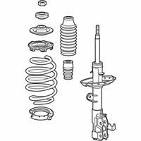 OEM 2010 Honda Insight Shock Absorber Assembly, Right Front - 51610-TM8-A03
