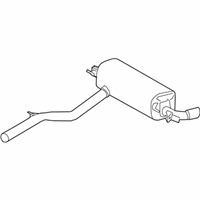 OEM 2022 BMW Z4 REAR MUFFLER WITH EXHAUST FL - 18-30-7-934-415