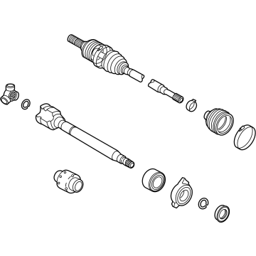 OEM 2022 Lexus NX250 SHAFT ASSY, FR DRIVE - 43410-78120