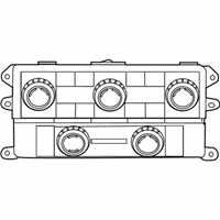 OEM 2012 Dodge Grand Caravan Control-A/C And Heater - 55111240AK