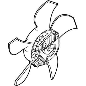 OEM Chevrolet Tahoe Fan Motor - 84580364