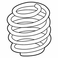 OEM 2021 Lincoln Nautilus Coil Spring - F2GZ-5310-L