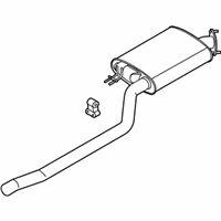 OEM Hyundai Palisade Center Muffler Assembly - 28650-S8100