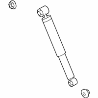 OEM 2017 Nissan Rogue ABSORBER Kit - Shock, Rear - E6210-4BA2B